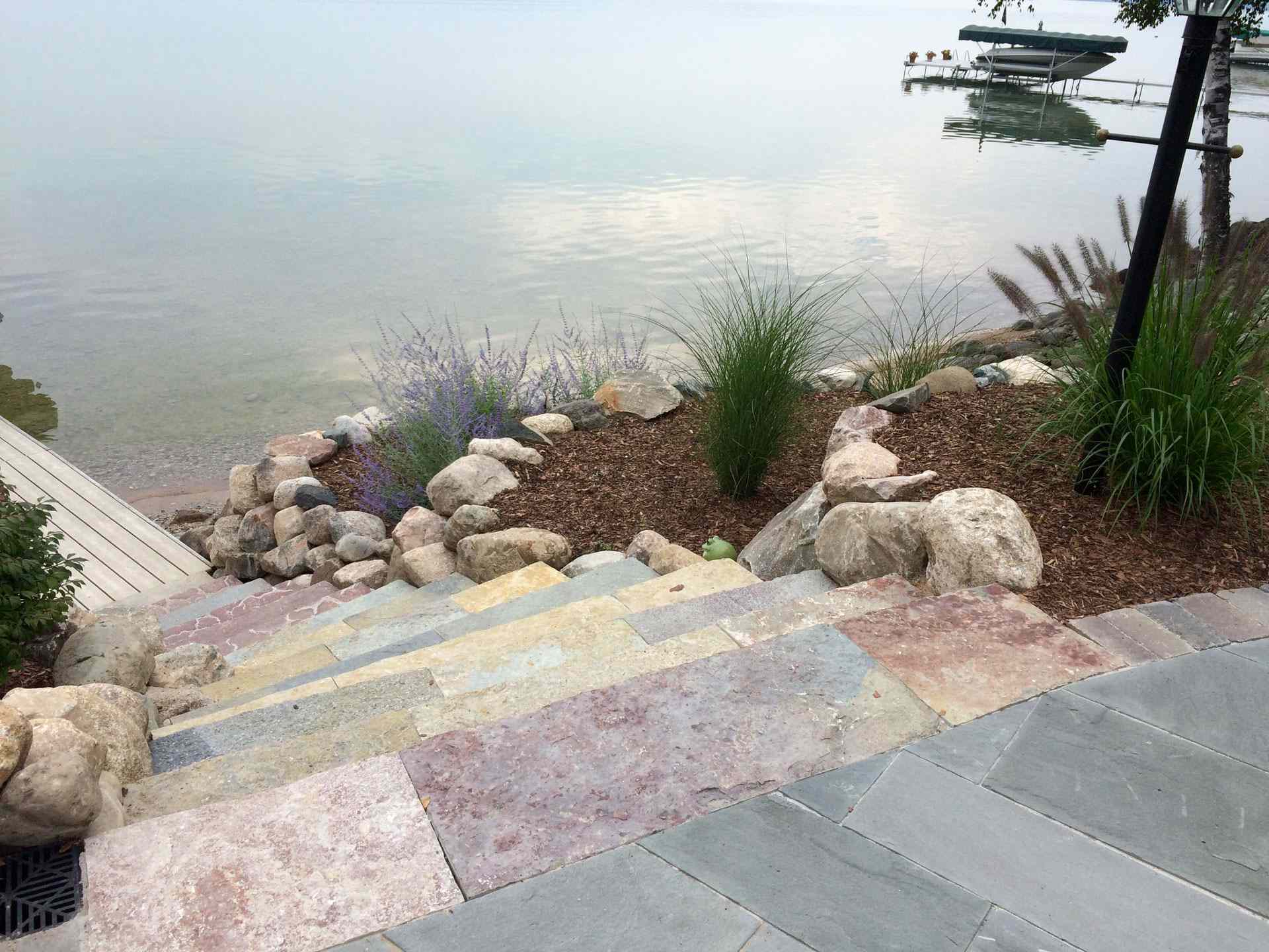 Milliron-Steps-Dock-Planting Milliron Steps Dock Planting